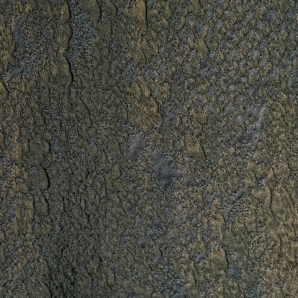 NWT Simply Vera Women's Sz M Navy/Navy Marbled Textured Long Sleeve A-Line Dress - Picture 7 of 9